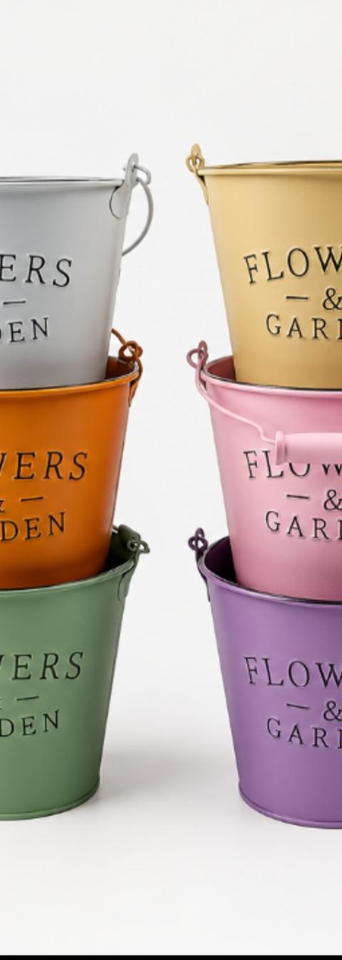 Tin bucket, 12 cm