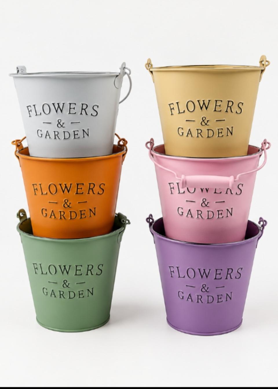 Tin bucket, 12 cm: image 1